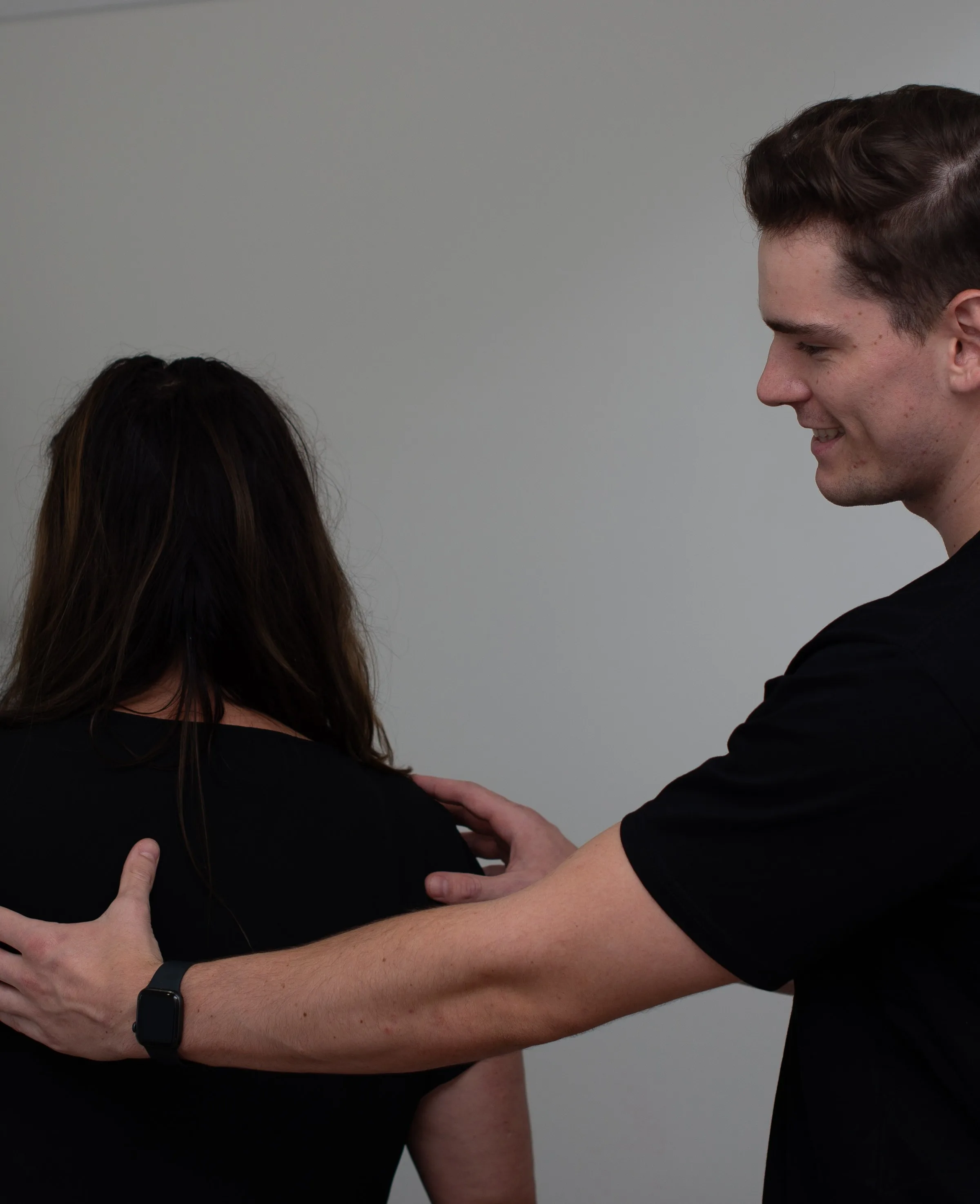 Practitioner in consultation with a patient